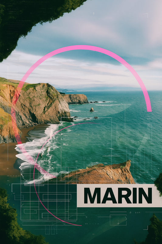 MARIN - Framed Print